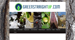 Desktop Screenshot of greenstraightup.com
